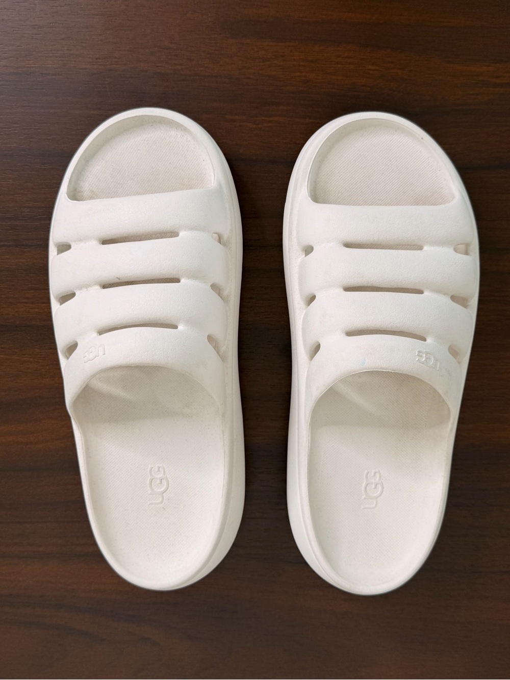 UGG White EVA Slide Sandals